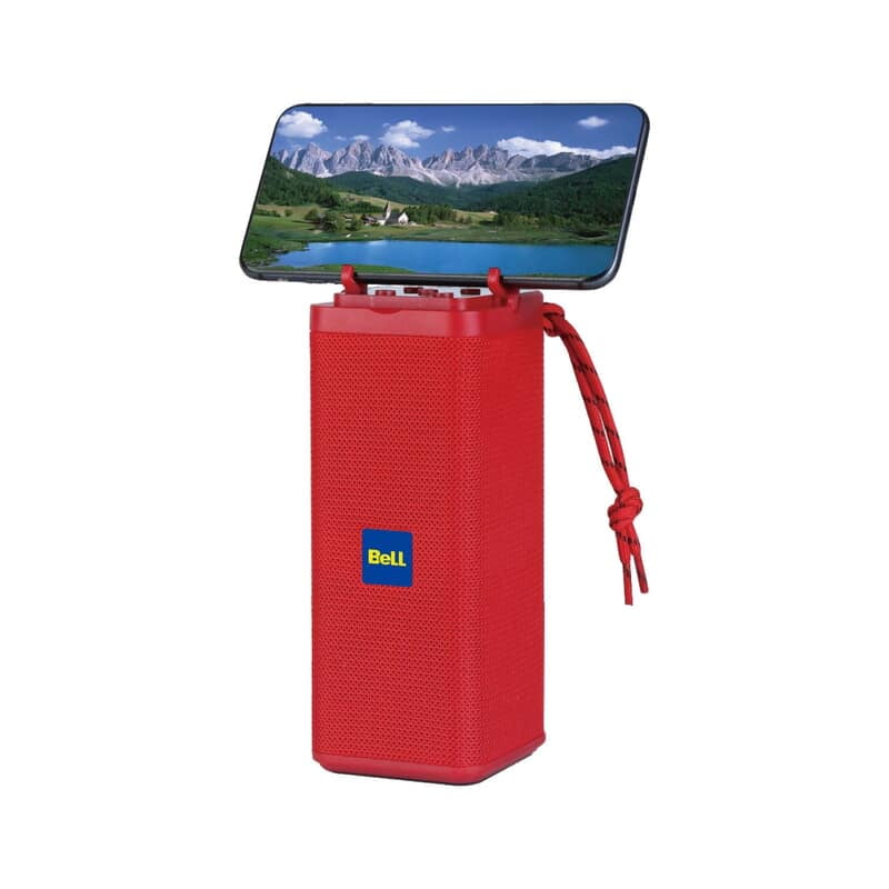 RECHARGEABLE BLUETOOTH SPEAKER FM RADIO MUSIC BOX WITH PHONE HOLDER