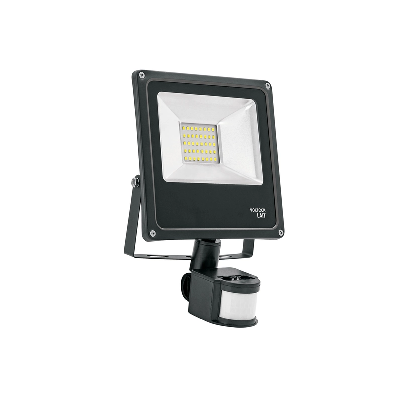 Reflector LED para exteriores 20W 6500K con sensor, VOLTECK - 48229 - REF-901L - Caja con 2 Pieza – Master 4