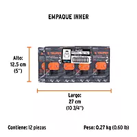 Conector plástico, macho 5/8'-3/4' - REM-5/8-3/4 / 12716