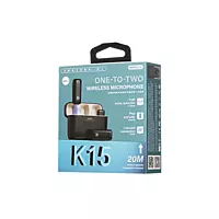 REMAX 2 in 1 Wireless radio microphone K15 TYPE C