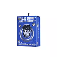 REMAX Alien Series 2.4G Gaming True Wireless Stereo Earbuds GameBuds G7 Black