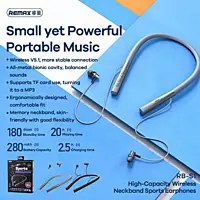 REMAX High-Capacity Wireless Neckband Sports Earphones RB-S1