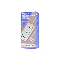 REMAX Kiddy Series 20W 3A1C 3-outlet Power Strip RP-U153