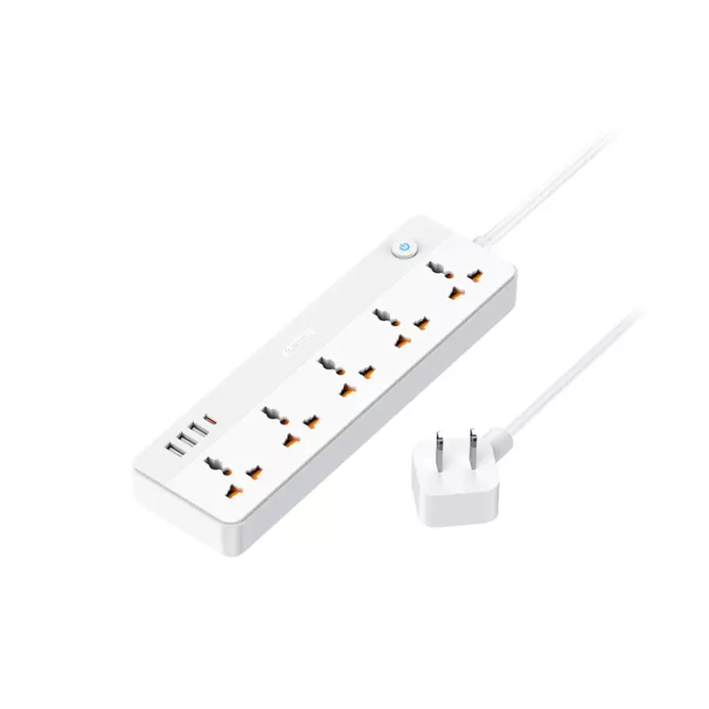 REMAX Kiddy Series 30W 3A1C 5-outlet Power Strip RP-U160