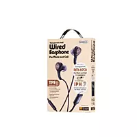REMAX Wired Earphone for Music and Call RM-670i Black