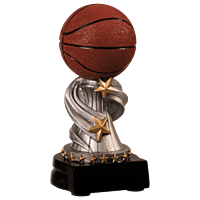 Encore Resin Trophy-Basketball-6in.