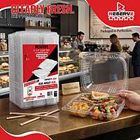 RESERVE 8x8x3 CLEAR TRAY 3C 2/100