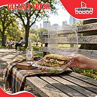 RESERVE 8x8x3 CLEAR TRAY NC 2/100
