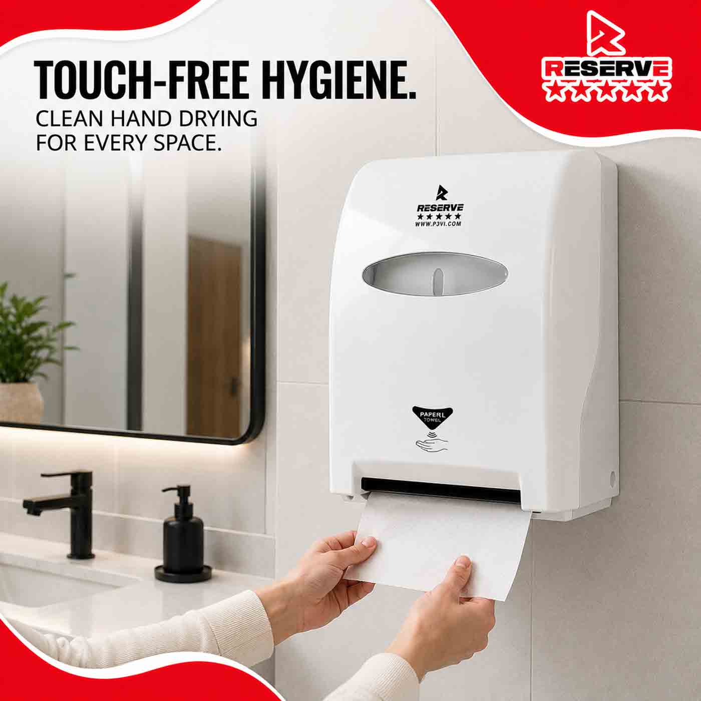 Automatic Dispenser Roll Towel Reserve