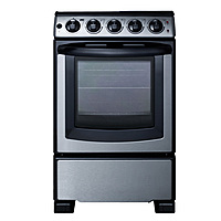 Summit REX2071SSRT 20" Wide Electric Smooth-Top Range Summit REX2071SSRT 20" Wide Electric Smooth-Top Range
