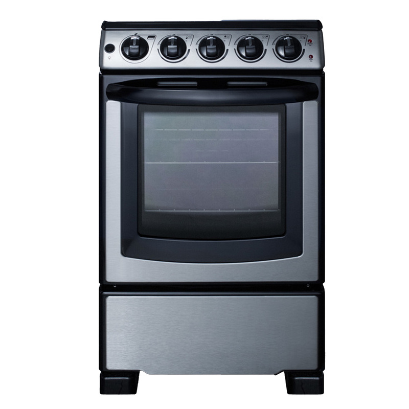 Summit REX2071SSRT 20" Wide Electric Smooth-Top Range Summit REX2071SSRT 20" Wide Electric Smooth-Top Range