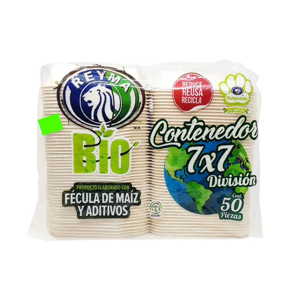 REYMA CONTENEDOR BIO 7X7 DIV 50 PZAS