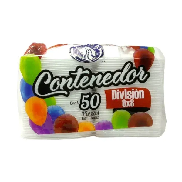 REYMA CONTENEDOR TERMICO 8X8 DIV 50 PZAS