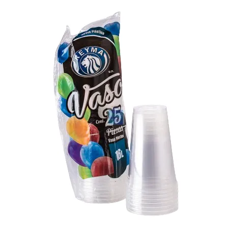 REYMA VASO PLASTICO 16 OZ 16L LARGO 25 PZAS