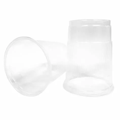 REYMA VASO PLASTICO 16 OZ RANURADO 25 PZAS