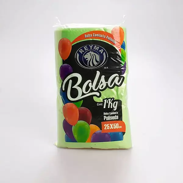 REYMA BOLSA ASA POLISEDA 25X50 1 KG