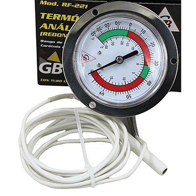 Termometro De Control Analogo, Gb - Rf-221 Termometro De Control Analogo, Gb - Rf-221