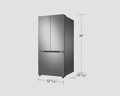 Samsung 33" 3D Fridge - Water/Ice - S/S