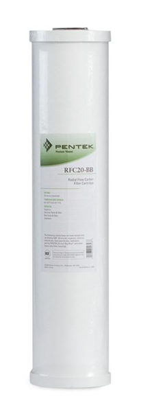 Pentek RFC-20BB Radial Flow Carbon Filter – 20-Inch Whole House Water Filtration