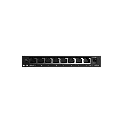 Ruijie 8-Port Gigabit Smart Cloud Managed Non-PoE Switch Ruijie 8-Port Gigabit Smart Cloud Managed Non-PoE Switch