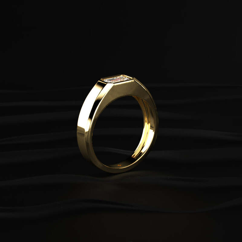 lab diamond stud earrings