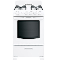 Hotpoint® RGAS300DMWW 24" Front-Control Free-Standing Gas Range with Large Window Hotpoint® RGAS300DMWW 24" Front-Control Free-Standing Gas Range with Large Window