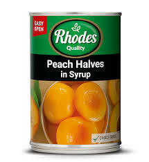 RHODES PEACH HALVES 12X410G