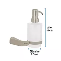Dispensador de jabón, satinado, Riviera - RIA-75N / 45227