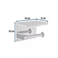 Portarrollo cromo con soporte para celular, Foset - RIA-84 / 46354