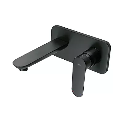 Monomando a pared para lavabo, negro - RIM-92M / 44095