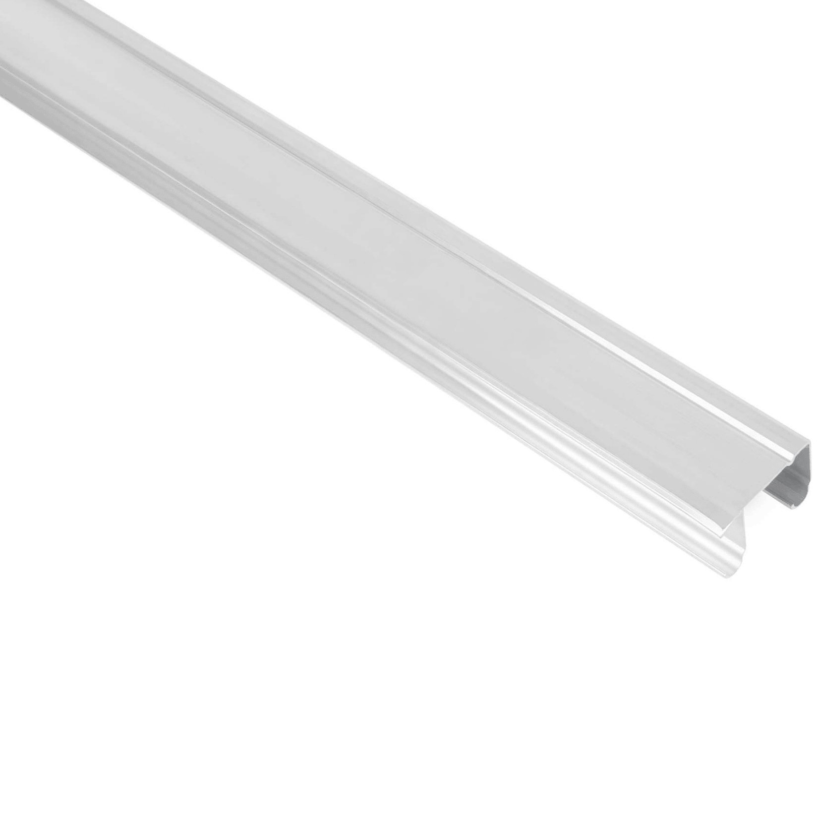 Riel superior 'JJ' de aluminio para puerta corrediza 2 m-RJJ-20 / 48972