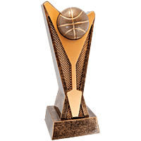 Rock Award Resin Trophy-Basketball-9in.