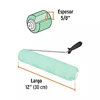 Rodillo para pintar, 12 x 5/8', superficies poco rugosas - ROPI-1215 / 13881
