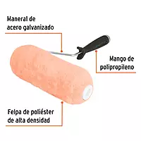 Rodillo para pintar, 9 x 1', superficies muy rugosas - ROPI-925 / 13878