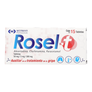 ROSEL c/24 CAPS. 50/3/300 MG.CAJA C/50 PZAS.