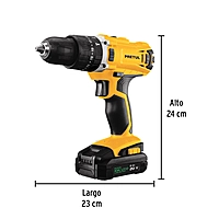Kit rotomartillo 1/2', 20V, 32 accesorios, PRETUL, 29000 - ROTI-20P2K
