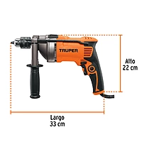 Rotomartillo 1/2' 850 W, profesional, Truper - ROTO-1/2A9 / 14659