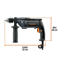 Rotomartillo 1/2' 750 W, industrial, Truper - ROTO-1/2N8 / 15683