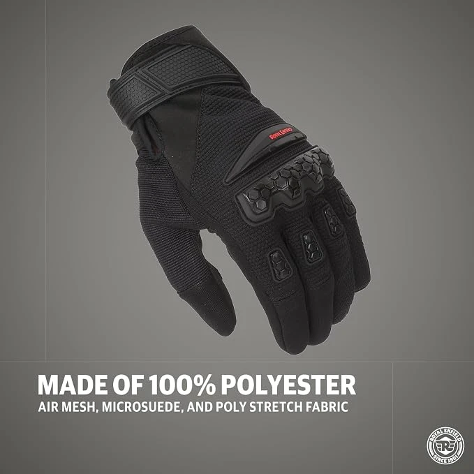 ROYAL ENFIELD HUSTLE GLOVES V2 BLACK XL ROYAL ENFIELD HUSTLE GLOVES V2 BLACK XL