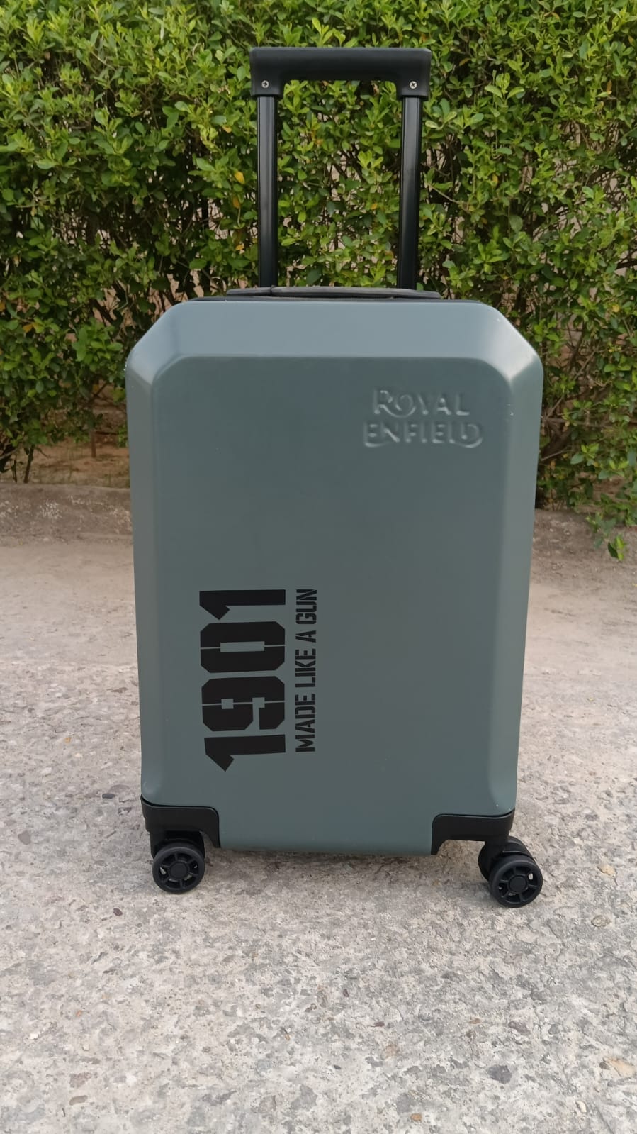 ROYAL ENFIELD TROLLY BAG OLIVE