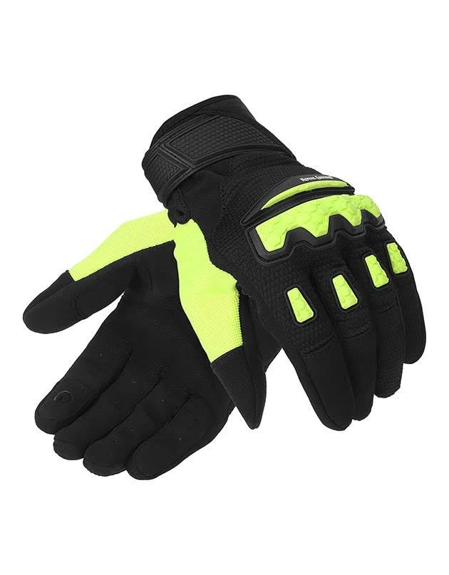 ROYAL ENFIELD URBAN HUSTLER RIDING GLOVES NEON GREEN XL