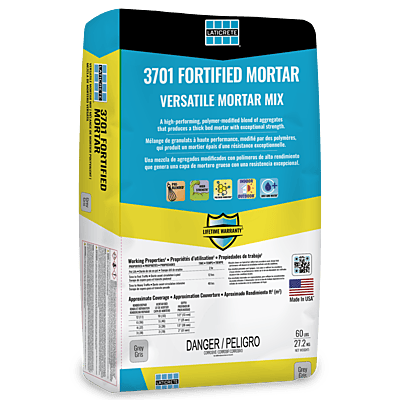 LATICRETE - 3701 Fortified Mortar Bed 60LBS