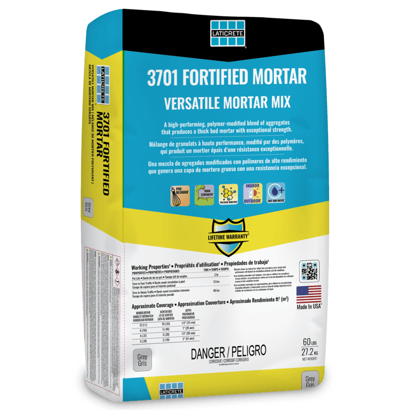 LATICRETE - 3701 Fortified Mortar Bed 60LBS