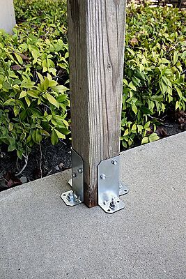 Simpson Strong-Tie Retrofit Post Base Zmax Simpson Strong-Tie Retrofit Post Base Zmax