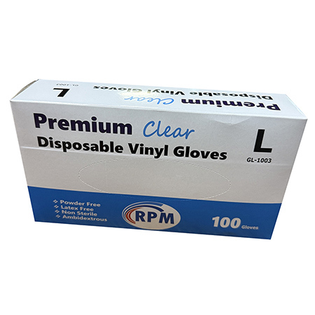 PF XL NITRILE BLACK GLOVE (100 BX)