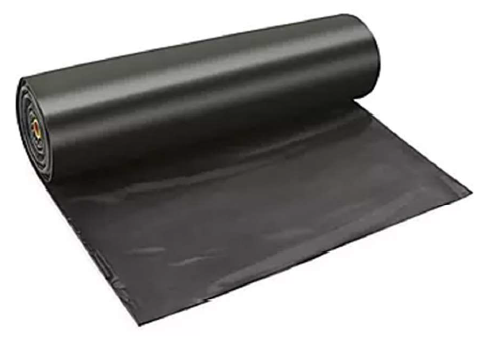 ROLLO DE POLIETILENO NEGRO ANCHO 6MTS LARGO 50