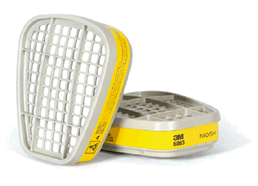 CARTUCHO P/GASES ACIDOS 3M 6002