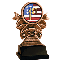 Ribbon Resin Trophy-2" Insert Holder-5.5in.