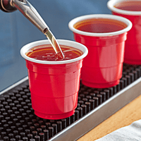16oz Red Plastic Cups Reserve 20/50