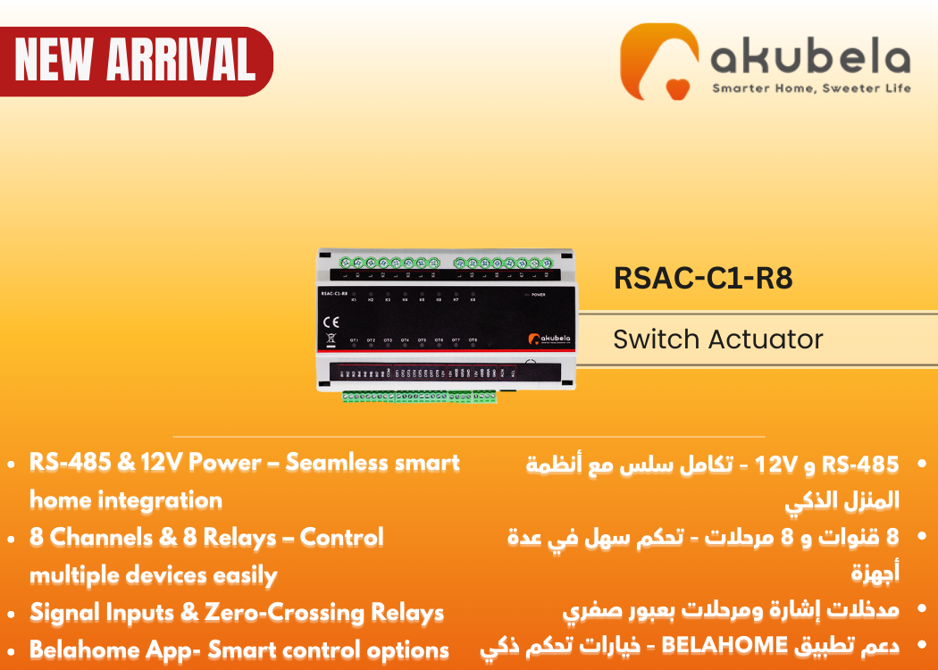 Switch Actuator (RS485)/RSAC-C1-R8 Switch Actuator (RS485)/RSAC-C1-R8